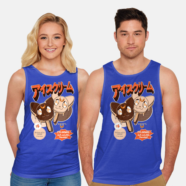 Moon Ice Cream-Unisex-Basic-Tank-ellr