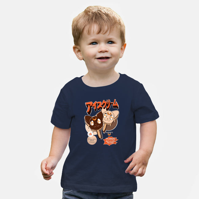 Moon Ice Cream-Baby-Basic-Tee-ellr