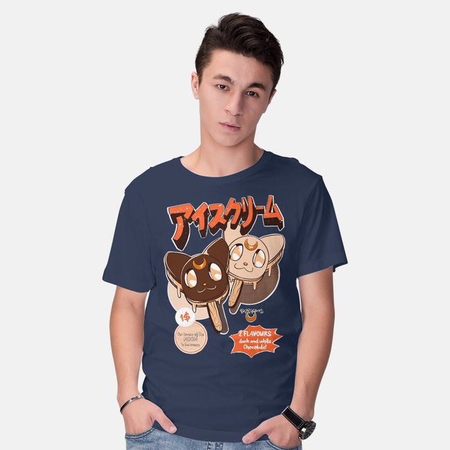Moon Ice Cream-Mens-Basic-Tee-ellr