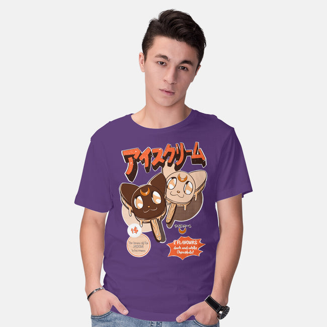 Moon Ice Cream-Mens-Basic-Tee-ellr