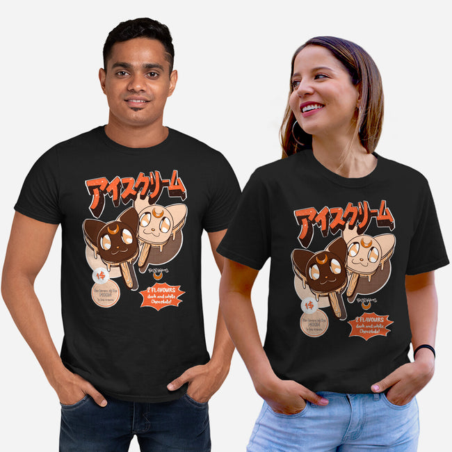 Moon Ice Cream-Unisex-Basic-Tee-ellr