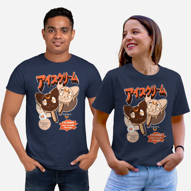 Moon Ice Cream-Unisex-Basic-Tee-ellr