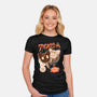 Moon Ice Cream-Womens-Fitted-Tee-ellr