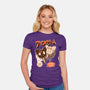Moon Ice Cream-Womens-Fitted-Tee-ellr