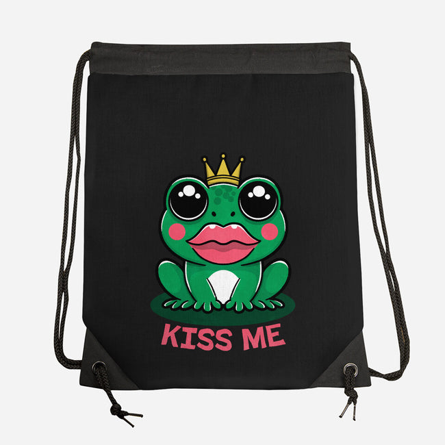 Kiss Me-None-Drawstring-Bag-fanfreak1