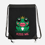 Kiss Me-None-Drawstring-Bag-fanfreak1