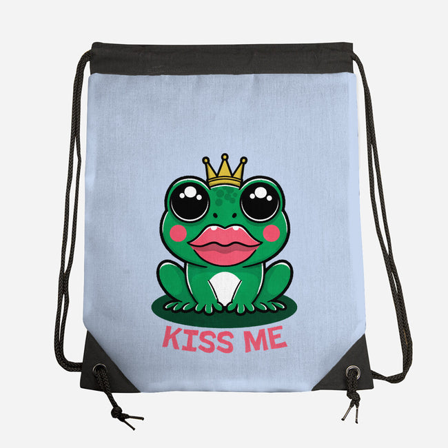 Kiss Me-None-Drawstring-Bag-fanfreak1