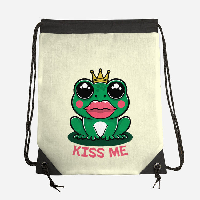 Kiss Me-None-Drawstring-Bag-fanfreak1