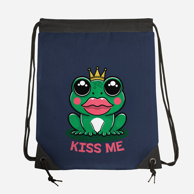 Kiss Me-None-Drawstring-Bag-fanfreak1