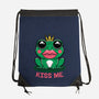 Kiss Me-None-Drawstring-Bag-fanfreak1