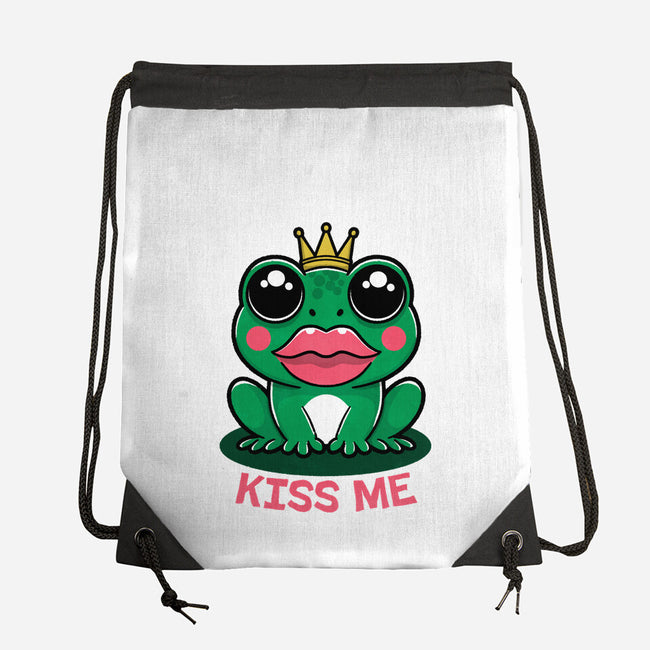 Kiss Me-None-Drawstring-Bag-fanfreak1