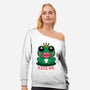 Kiss Me-Womens-Off Shoulder-Sweatshirt-fanfreak1