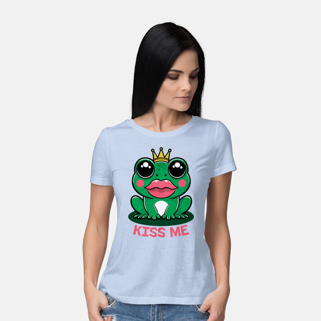 Kiss Me-Womens-Basic-Tee-fanfreak1