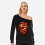 Always Down For Dino Movies-Womens-Off Shoulder-Sweatshirt-patrickgp