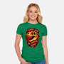 Always Down For Dino Movies-Womens-Fitted-Tee-patrickgp