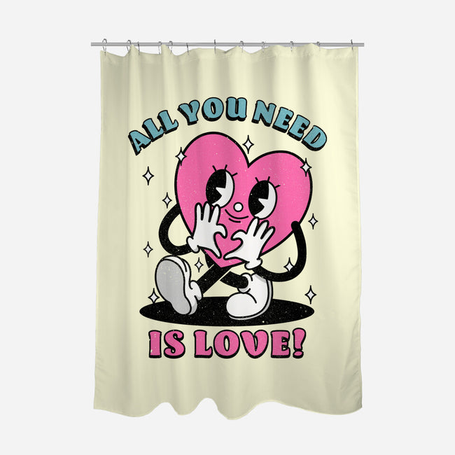 All You Need Is Love-None-Polyester-Shower Curtain-fanfreak1