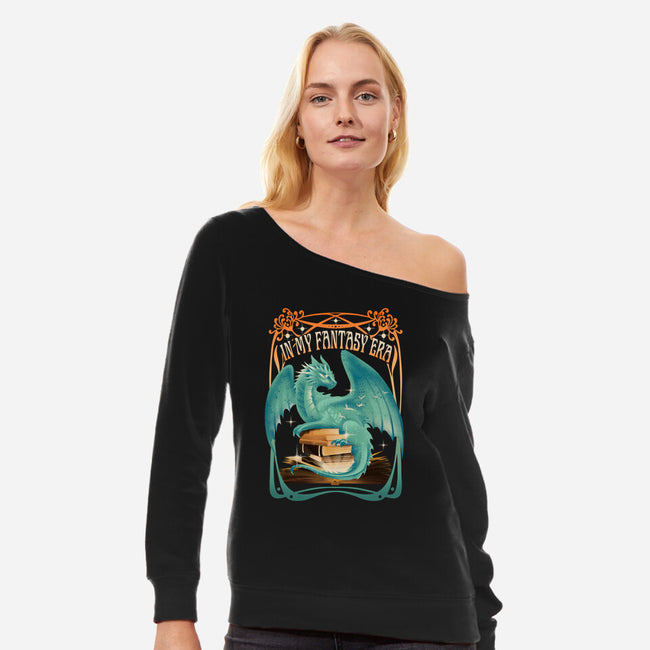In My Fantasy Era-Womens-Off Shoulder-Sweatshirt-dandingeroz