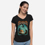 In My Fantasy Era-Womens-V-Neck-Tee-dandingeroz