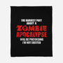 Zombie Apocalypse-None-Fleece-Blanket-demonigote