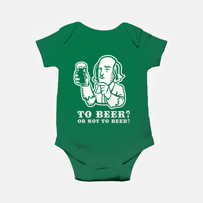 To Beer-Baby-Basic-Onesie-demonigote