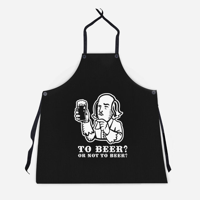 To Beer-Unisex-Kitchen-Apron-demonigote