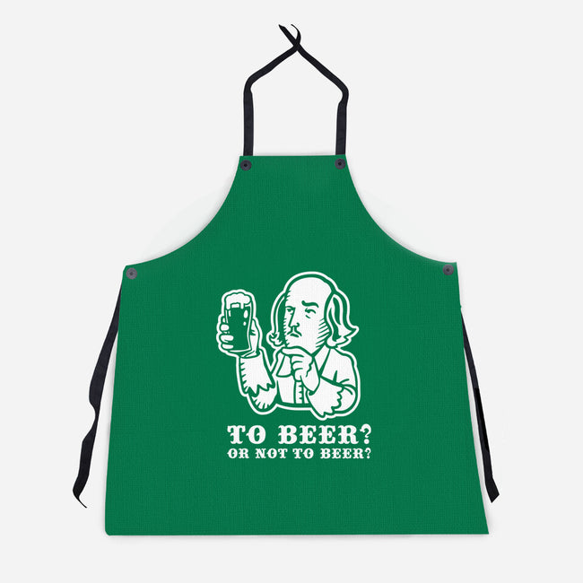 To Beer-Unisex-Kitchen-Apron-demonigote