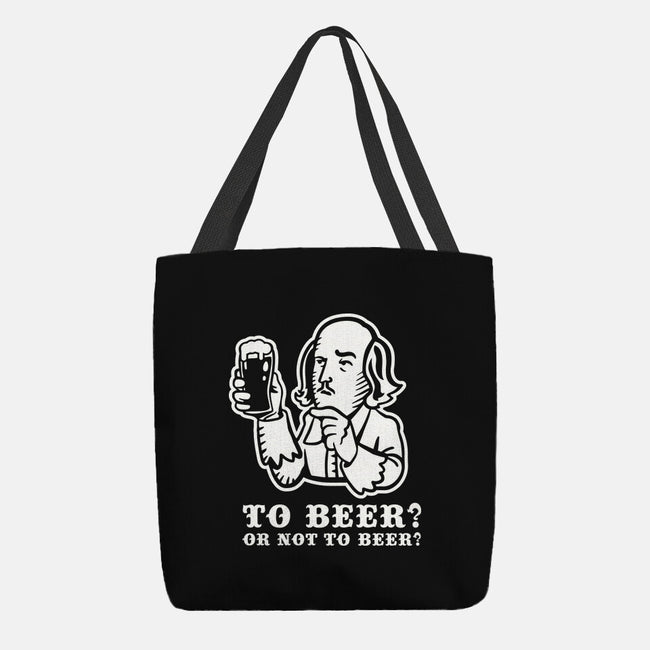 To Beer-None-Basic Tote-Bag-demonigote