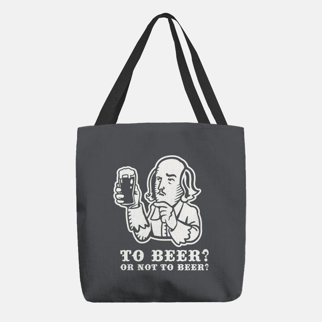 To Beer-None-Basic Tote-Bag-demonigote
