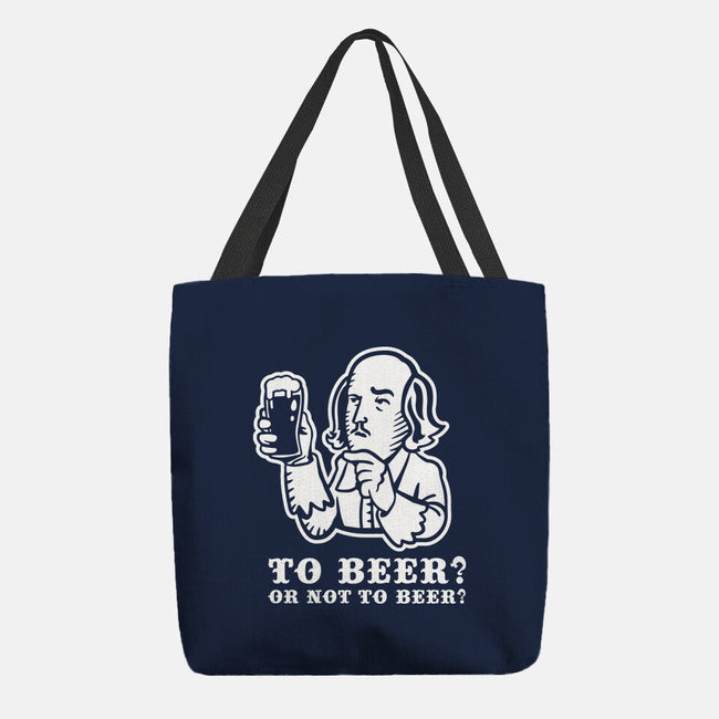 To Beer-None-Basic Tote-Bag-demonigote
