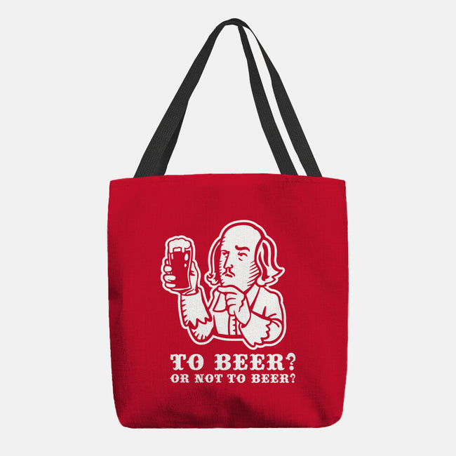 To Beer-None-Basic Tote-Bag-demonigote
