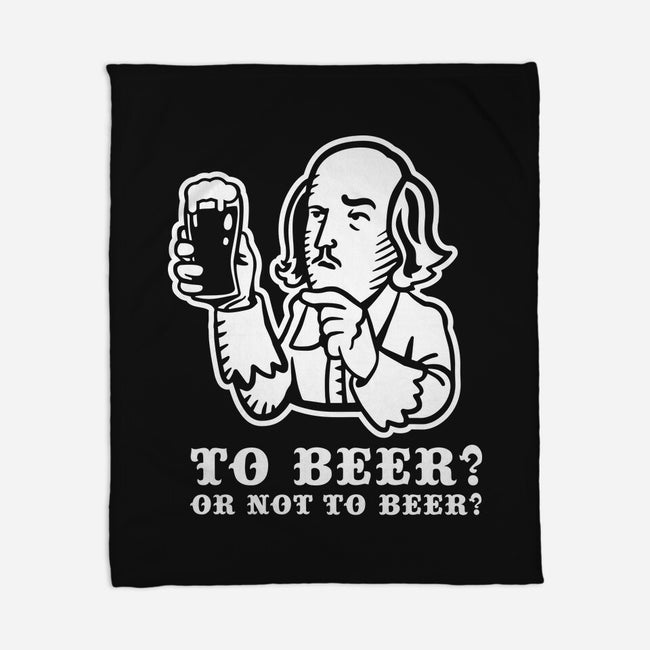 To Beer-None-Fleece-Blanket-demonigote