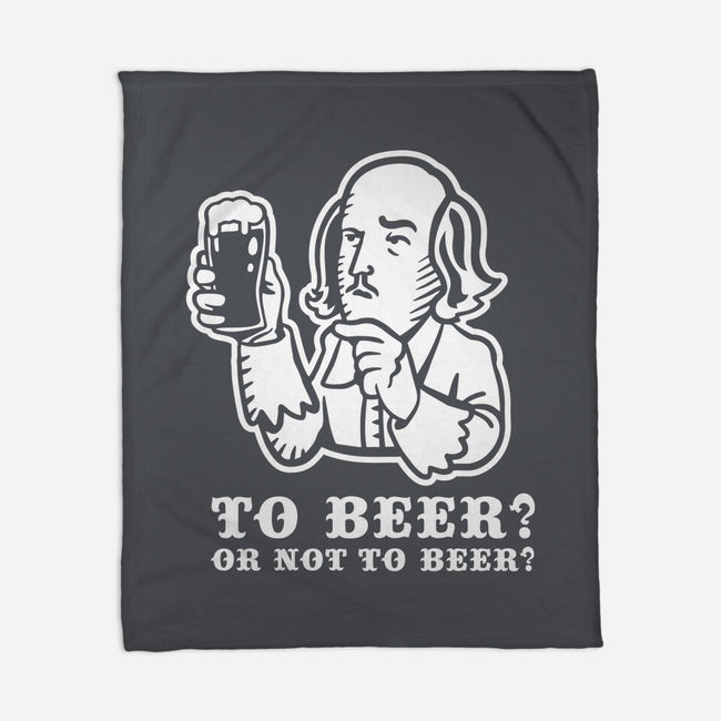 To Beer-None-Fleece-Blanket-demonigote