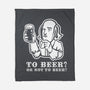To Beer-None-Fleece-Blanket-demonigote