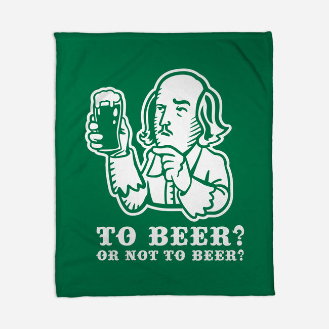 To Beer-None-Fleece-Blanket-demonigote