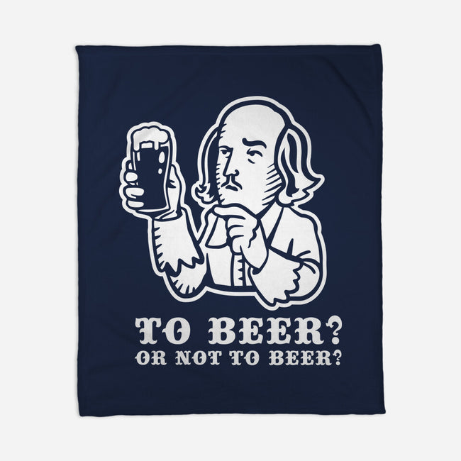 To Beer-None-Fleece-Blanket-demonigote