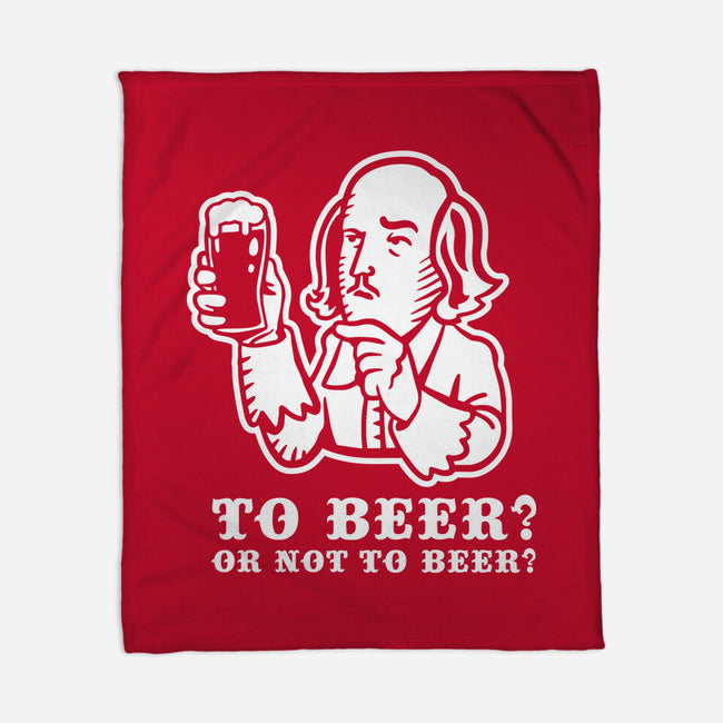To Beer-None-Fleece-Blanket-demonigote