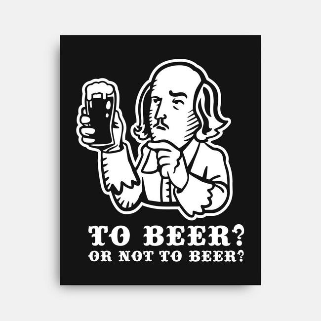 To Beer-None-Stretched-Canvas-demonigote