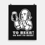 To Beer-None-Matte-Poster-demonigote