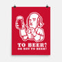 To Beer-None-Matte-Poster-demonigote