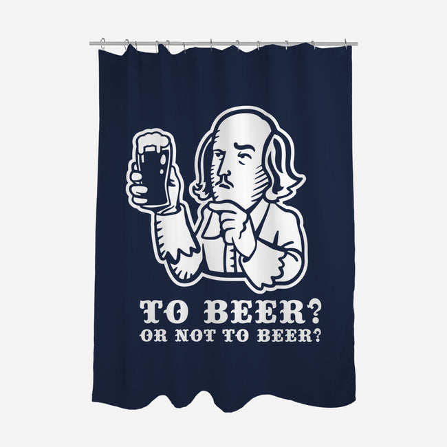 To Beer-None-Polyester-Shower Curtain-demonigote