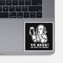 To Beer-None-Glossy-Sticker-demonigote