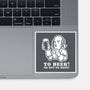To Beer-None-Glossy-Sticker-demonigote