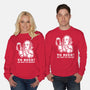 To Beer-Unisex-Crew Neck-Sweatshirt-demonigote