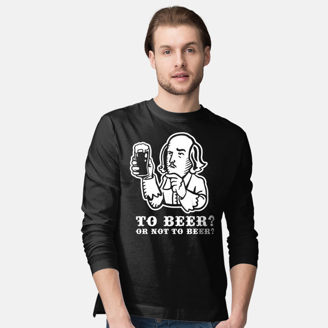 To Beer-Mens-Long Sleeved-Tee-demonigote
