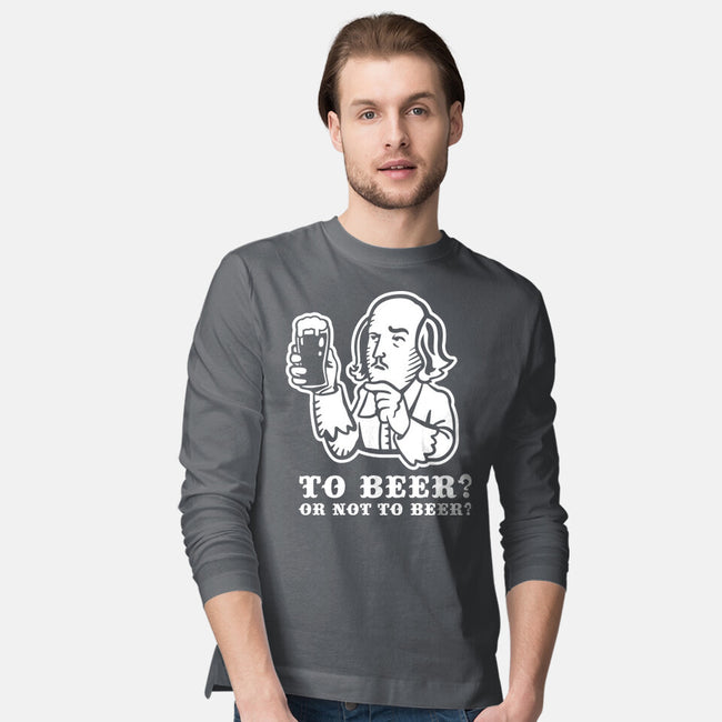 To Beer-Mens-Long Sleeved-Tee-demonigote