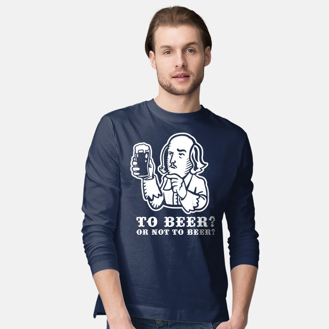 To Beer-Mens-Long Sleeved-Tee-demonigote