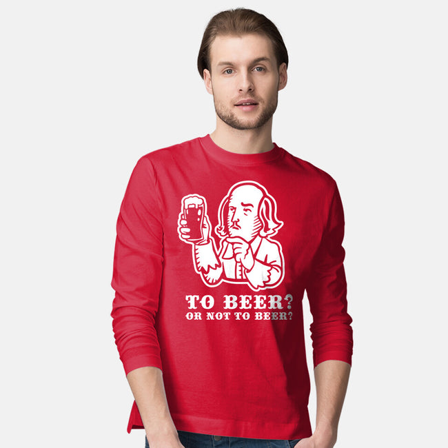 To Beer-Mens-Long Sleeved-Tee-demonigote