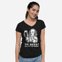 To Beer-Womens-V-Neck-Tee-demonigote
