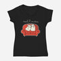 Soulmates-Womens-V-Neck-Tee-Freecheese