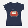 Soulmates-Womens-V-Neck-Tee-Freecheese